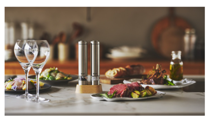 Russell Hobbs 不銹鋼電動胡椒磨鹽 自動胡椒研磨機 7933JP 電池式