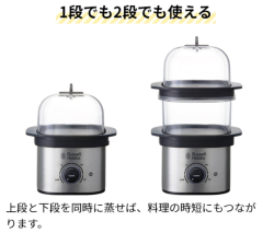 Russell Hobbs 快速迷你蒸鍋 蒸雞蛋 溫熱蔬菜 3000JP