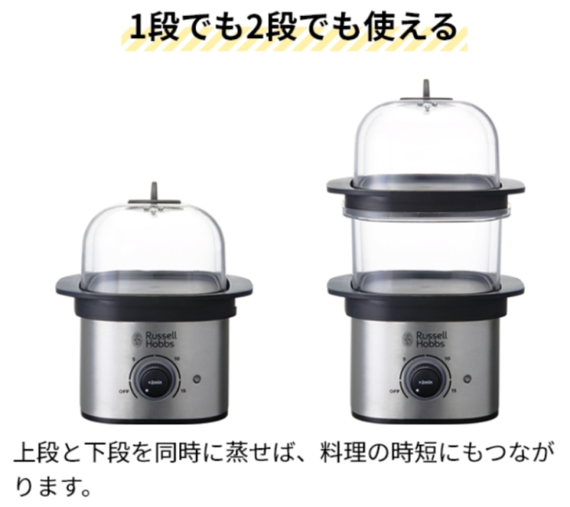 Russell Hobbs 快速迷你蒸鍋 蒸雞蛋 溫熱蔬菜 3000JP