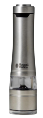 Russell Hobbs 不銹鋼電動胡椒磨鹽 LED 電池式 7922JP 7923JP