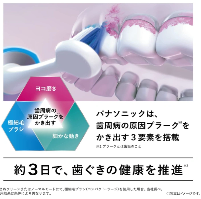 Panasonic 日本製EW-DT72-S 頂級款Doltz 電動牙刷2022最新,口腔護理電