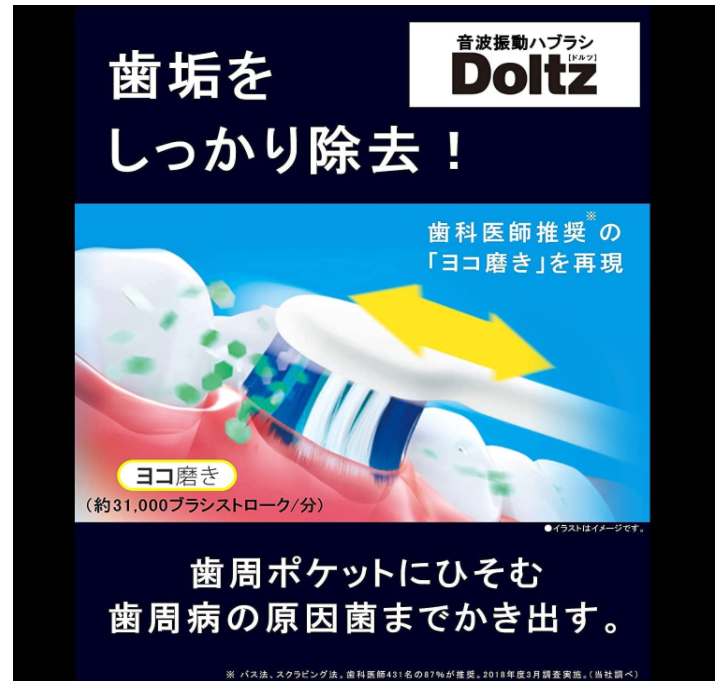 Panasonic 國際牌 Doltz 電動牙刷 EW-DL37 EW-DL38 2022