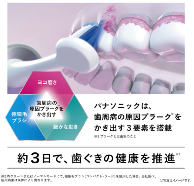Panasonic 國際牌 Doltz 電動牙刷 EW-DA46 EW-DL58 EW-DM63