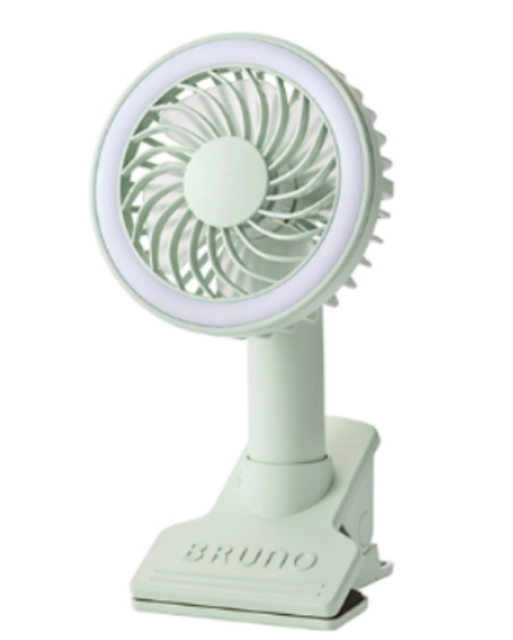 BRUNO 便攜風扇 攜帶風扇 BDE035 USB充電式 可照明 1機3用