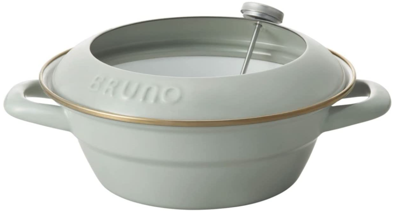 BRUNO x Fuji Horo IH對應 天婦羅鍋 20cm BHK283 溫度計型 油炸