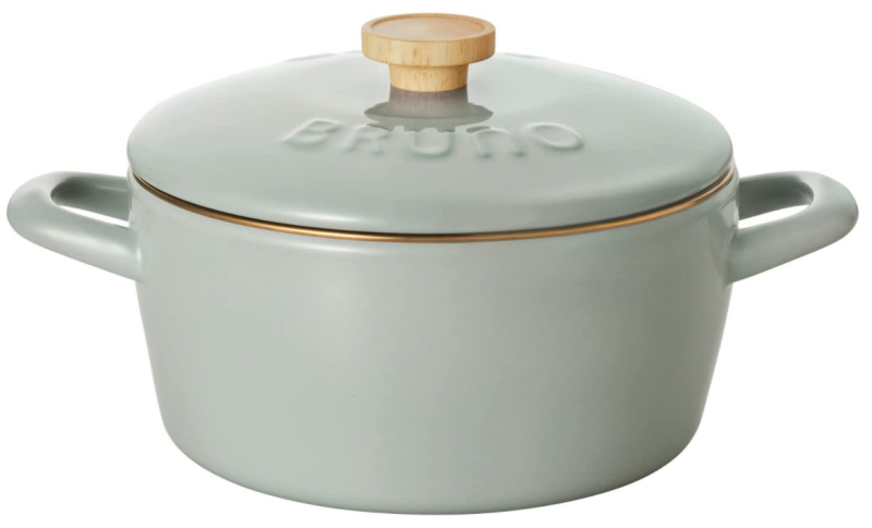 BRUNOx Fuji Horo 搪瓷 20cm IH對應 居家 戶外 天然木紋 BHK280