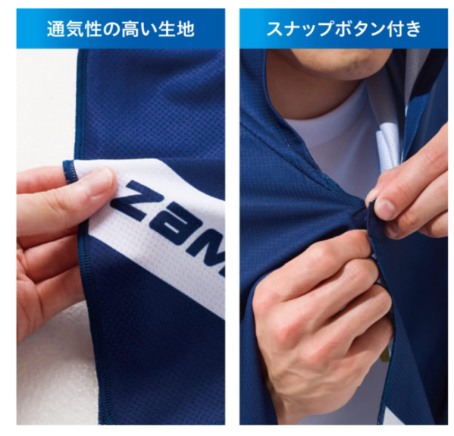 ZAMST 防暑對策 涼爽披風 遮光 降溫 運動 日常 98% UV阻擋 冷感毛巾 冷感面罩