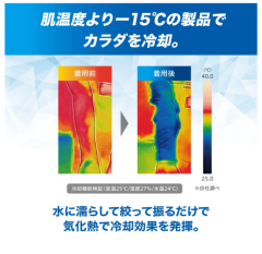 ZAMST 防暑對策 涼爽披風 遮光 降溫 運動 日常 98% UV阻擋 冷感毛巾 冷感面罩