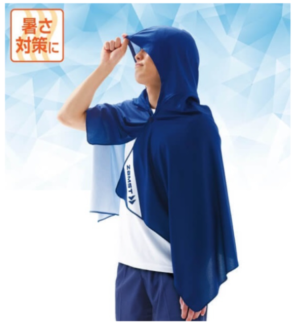 ZAMST 防暑對策 涼爽披風 遮光 降溫 運動 日常 98% UV阻擋 冷感毛巾 冷感面罩