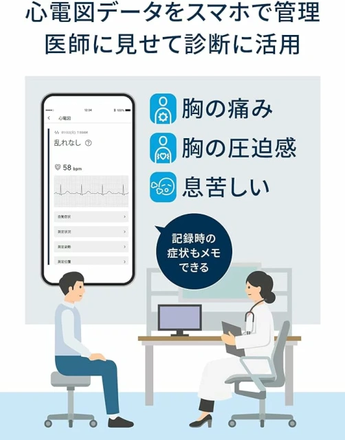 omron歐姆龍 携帯型心電計 HCG-9010U HCG-8010T1