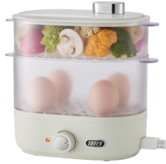 Toffy 緊湊型蒸鍋 K-FS1 蒸煮 帶定時 煮雞蛋 蒸蛋糕 離乳食
