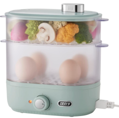 Toffy 緊湊型蒸鍋 K-FS1 蒸煮 帶定時 煮雞蛋 蒸蛋糕 離乳食