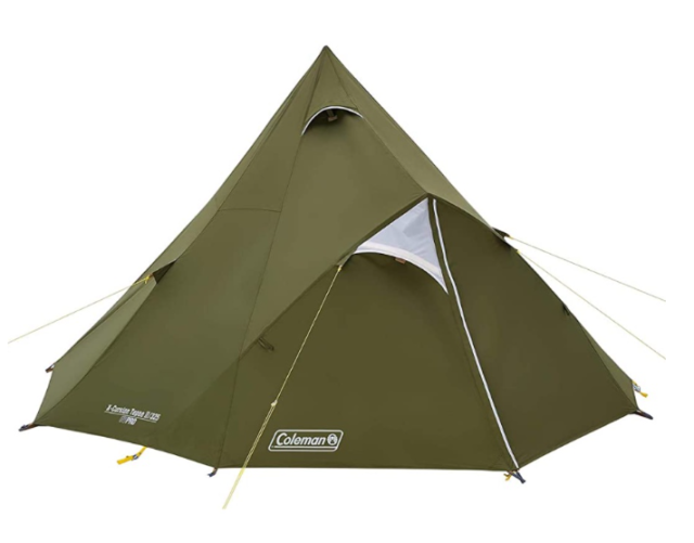 日本 Coleman 橄欖山印地安帳325 帳篷 CM-38140 印地安帳篷 露營 3-4人