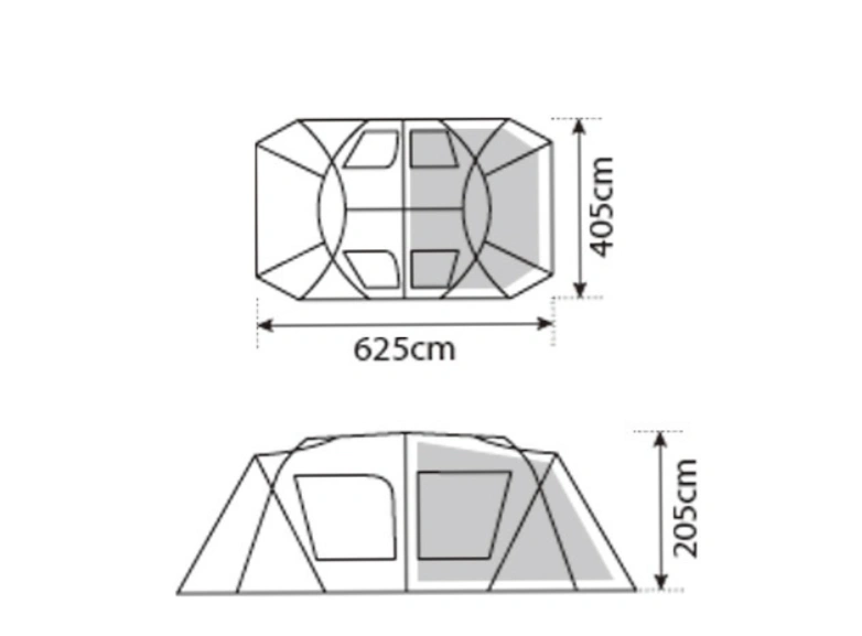 Snow Peak 帳篷Landlock TP-671 ‎戶外6人用,SnowPeak