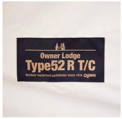 ogawa 小川 復古帳篷 Type 52R 棕色 Type52R T/C 白色