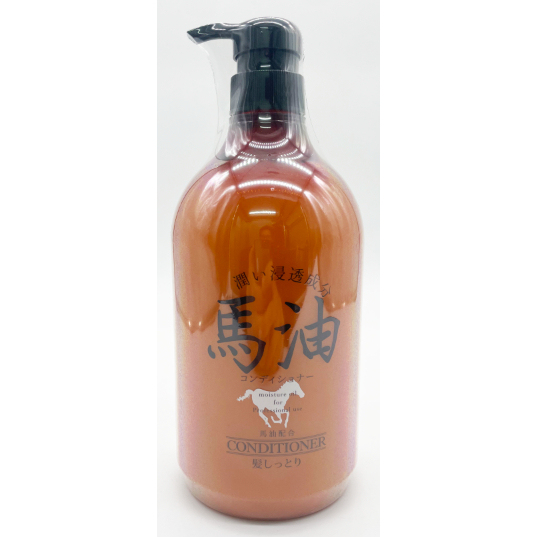 馬油成分配合 洗髮精 潤髮乳 1000ml 日本製 控油 深層滋潤 無矽溫和配方