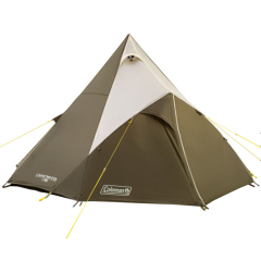Coleman 印第安帳篷 Tipi II/325 限定橄欖色 米白配色 附內外墊