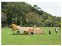 Snow peak 露營帳篷 附天幕 SET-250RH 4人用 戶外