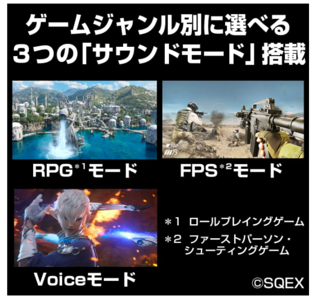 Panasonic SC-GN01-FF 遊戲頸掛式耳機 最終幻想 XIV 限定版 高性能