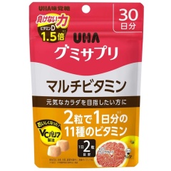 UHA味覺糖 KIDS 鈣+鐵 DHA 肝油 B群 維他命C 維他命D 維他命E 營養軟糖