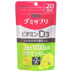 UHA味覺糖 KIDS 鈣+鐵 DHA 肝油 B群 維他命C 維他命D 維他命E 營養軟糖