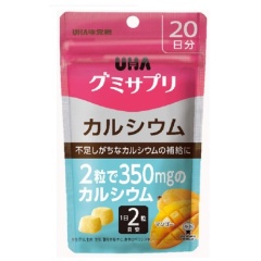 UHA味覺糖 KIDS 鈣+鐵 DHA 肝油 B群 維他命C 維他命D 維他命E 營養軟糖