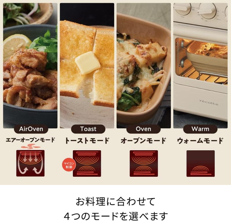 recolte 氣炸烤箱 Air Oven Toaster RFT-1 空氣炸鍋 燒烤 烤吐司