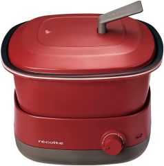 recolte 多功能調理鍋 Carre RPD-4 料理小方鍋 電火鍋 蒸 煮 炒 煎 燉 美食鍋