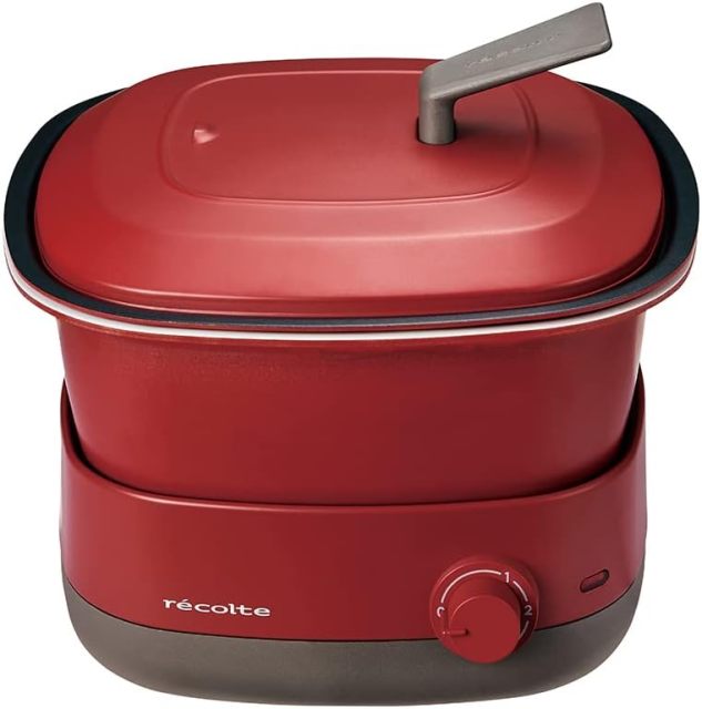 recolte 多功能調理鍋 Carre RPD-4 料理小方鍋 電火鍋 蒸 煮 炒 煎 燉 美食鍋