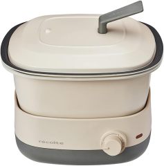 recolte 多功能調理鍋 Carre RPD-4 料理小方鍋 電火鍋 蒸 煮 炒 煎 燉 美食鍋