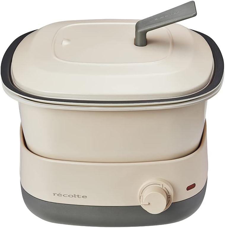 recolte 多功能調理鍋 Carre RPD-4 料理小方鍋 電火鍋 蒸 煮 炒 煎 燉 美食鍋