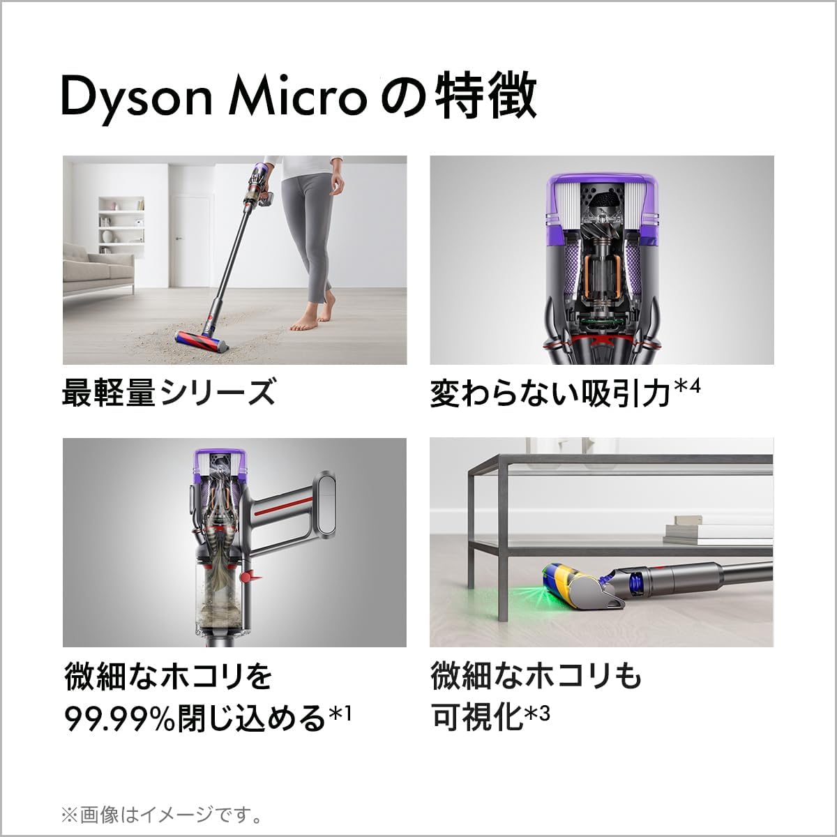 Dyson Micro Plus (SV33 FF PL)【極輕量】全新升級HEPA 金色日本正規品