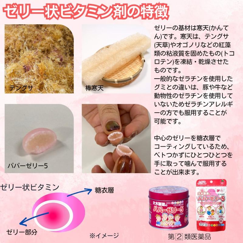 全新包裝 日本直送 大木製藥 兒童維他命魚肝油營養軟糖 120粒/罐