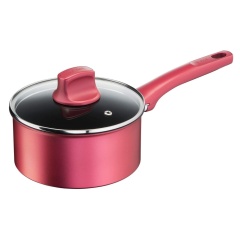 T-fal 法國特福 紅色款 鈦合金塗層 平底鍋 炒鍋 IH對應 瓦斯對應 法國製