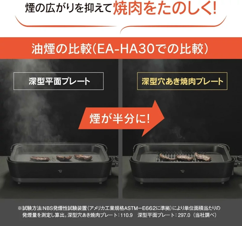 ZOJIRUSHI象印 電烤盤3片型深灰色 EA-HA30 24年款
