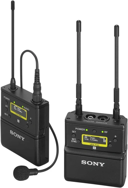 SONY 專業無線麥克風組 領夾式 兩件式 輕巧 UWP-D21