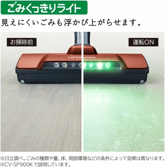 HITACHI 日立 CV-SP900K 旋風式 吸塵器 免紙袋 LED燈 自走式