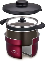 THERMOS 膳魔師 KBJ-4501 真空 保溫 悶燒鍋 不鏽鋼 4.3L 4~6人 適用IH爐