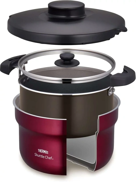 THERMOS 膳魔師 KBJ-4501 真空 保溫 悶燒鍋 不鏽鋼 4.3L 4~6人 適用IH爐