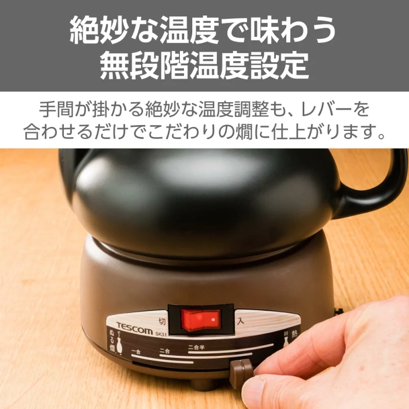TESCOM SK31 溫酒器 溫酒機 酒燗器 熱酒器 燒酒 清酒 2.5合 450ml