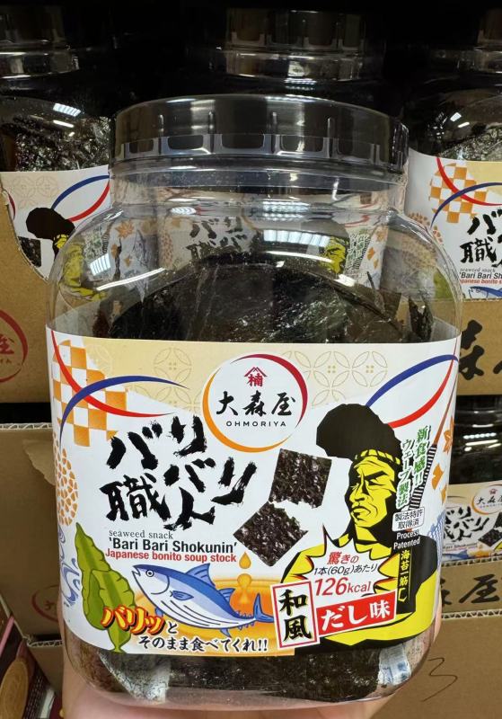 日本好市多大森屋職人醬油和風海苔大容量