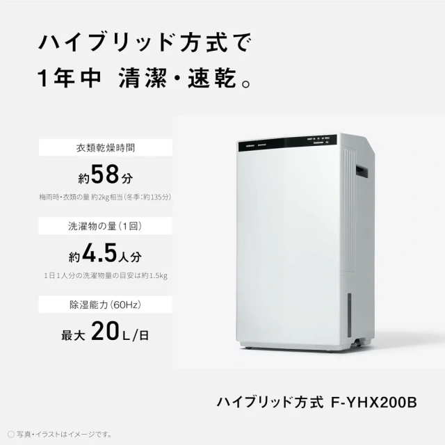 Panasonic 國際牌 F-YHX200B 衣物乾燥 除濕機 22坪 水箱5L 24年款