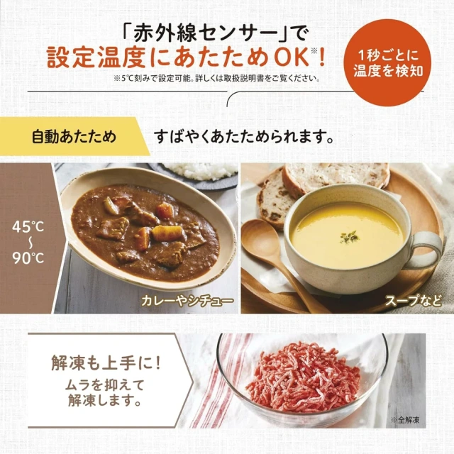 ZOJIRUSHI 微波爐 23L紅外線感應 簡易功能 自動升溫除霜 EU-FA23 24年款