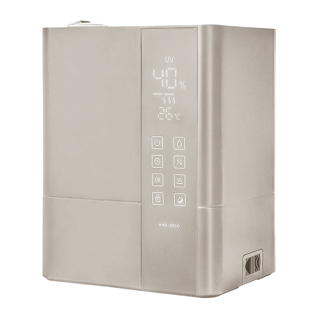 AND DECO JXH003J 大容量加濕機加濕器6.5L 9坪高溫UV除菌上加水