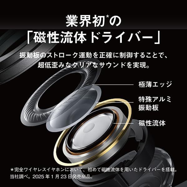 Technics 無線耳機 EAH-AZ100 磁流體原聲音質 藍牙降噪快速充電 25年款