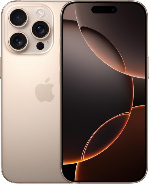 Apple iPhone 16 Pro (128 GB) - 沙漠鈦金