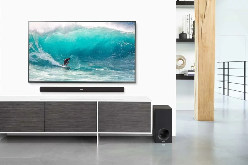 DENON Soundbar ARC/藍牙相容/無線重低音揚聲器 黑色 DHT-S316