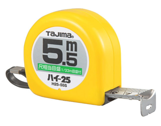 Tajima 田島 日本 捲尺 厚鋼 比例尺 附快扣 2米 3米 5米