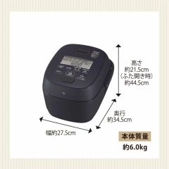 ZOJIRUSHI 電鍋 壓力 IH 電鍋 極致烹飪 灰黑 NW-WA10-BZ 6人用 24年款