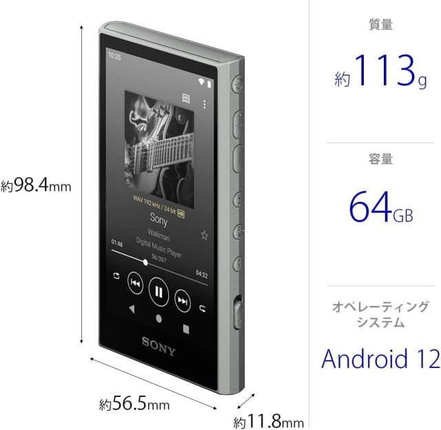 SONY 索尼 NW-A306 高解析音質 Walkman 數位隨身聽 32G